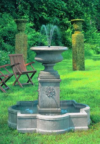 Palazzo Urn Outdoor Garden Fountains Fountain Campania International